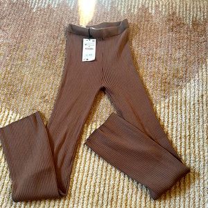 Zara Rib Flared Pant